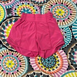sonic pink lululemon shorts